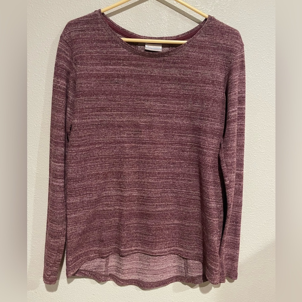 Columbia Maroon Knit Top